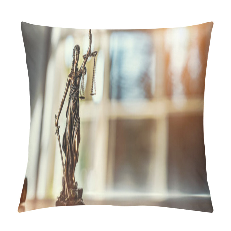 Personality  Lady Justice Statue Pillow Covers