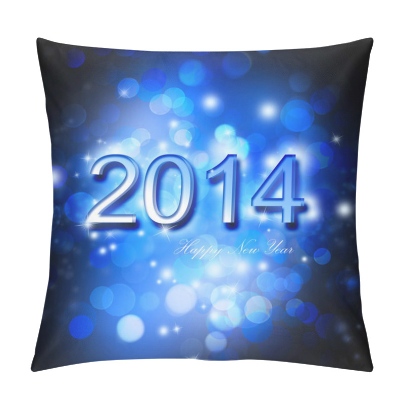 Personality  Festive New Year 2014 Card Pillow Covers