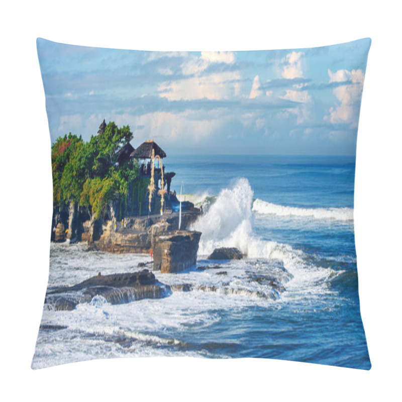 Personality  Tanah Lot Temple In Bali Island Indonesia. Pillow Covers