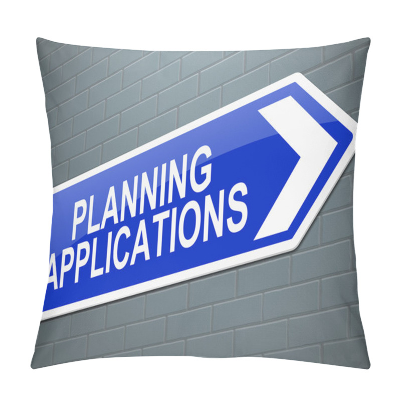 Personality   Planning Application Concept. Pillow Covers