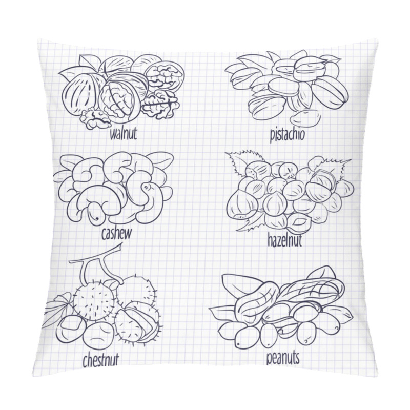 Personality  Nuts 1 Pillow Covers