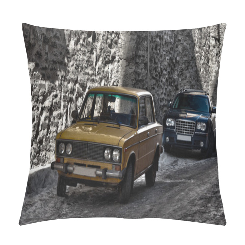 Personality  Old And New Vehicles Pillow Covers