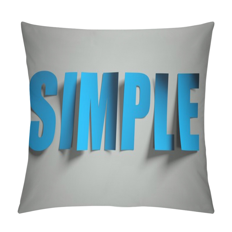 Personality  Simple Cut From Paper On Background Pillow Covers