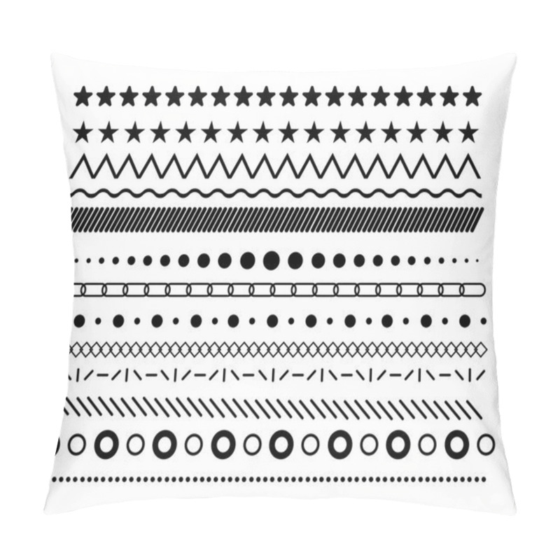 Personality  Monochrome Dividers For Pattern Pillow Covers