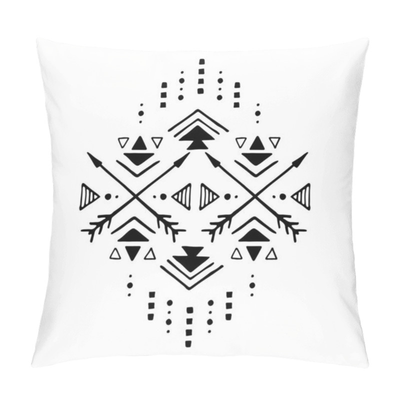 Personality  Aztec Vector Element. Pillow Covers