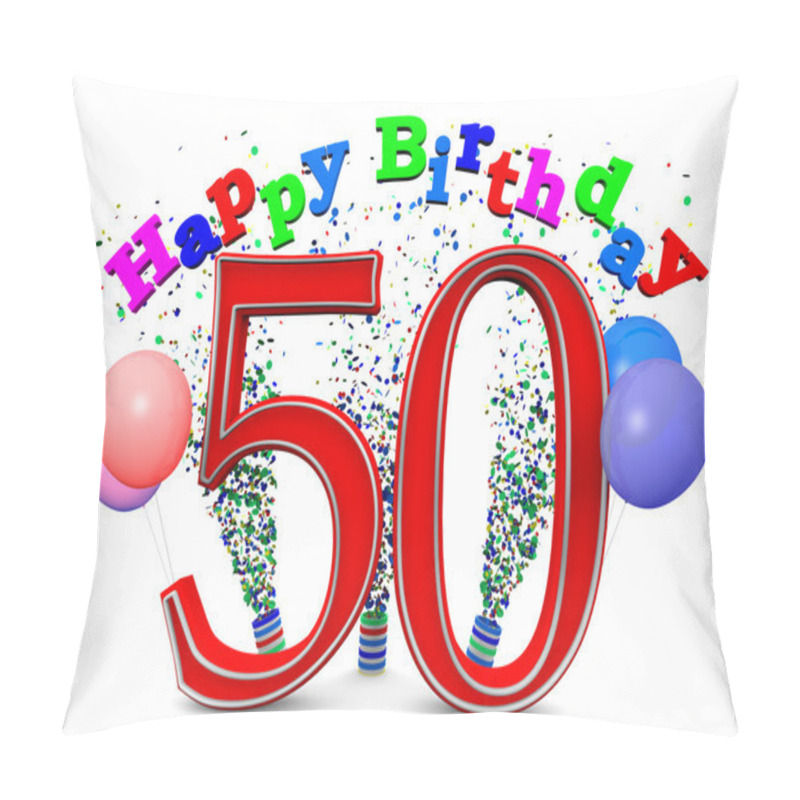 Personality  Happy 50th Birthday Pillow Covers