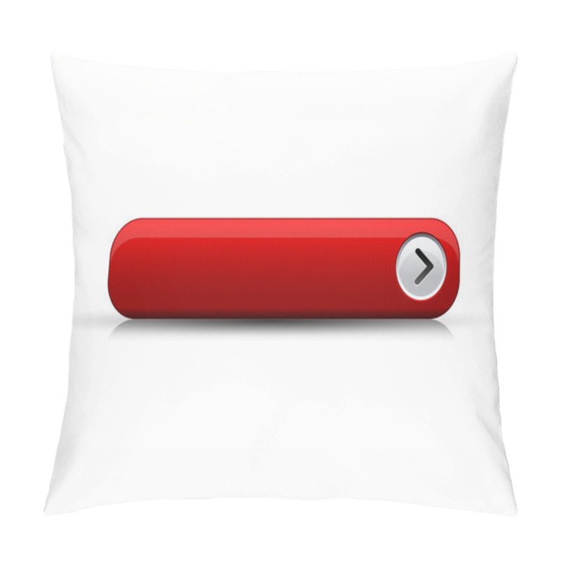 Personality  Empty Button Red Pillow Covers