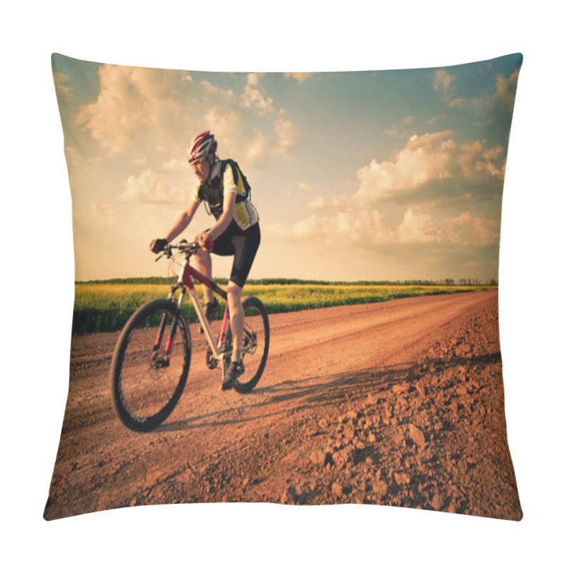 Personality  Man Extreme Biking Pillow Covers