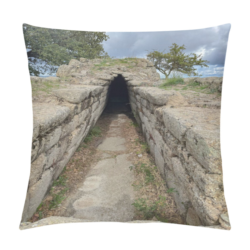 Personality  Tomb Of The Giants Of Madau In Fonni, Central Sardinia Pillow Covers