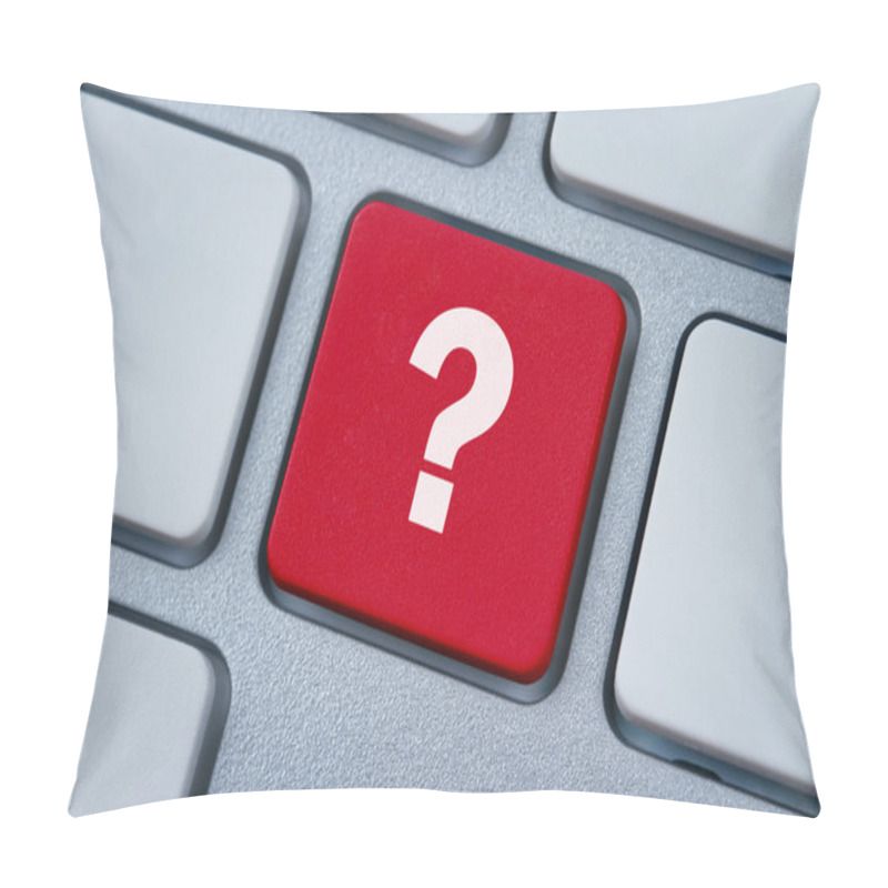 Personality  Question Mark At The Computer Key Pillow Covers