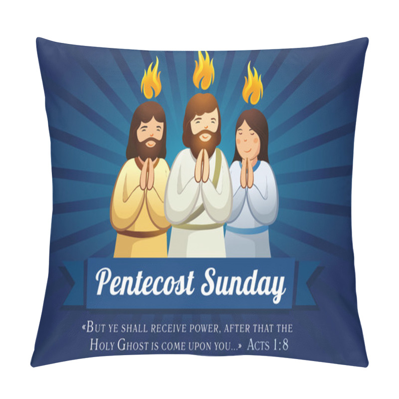 Personality  Pentecost Sunday Banner Pillow Covers