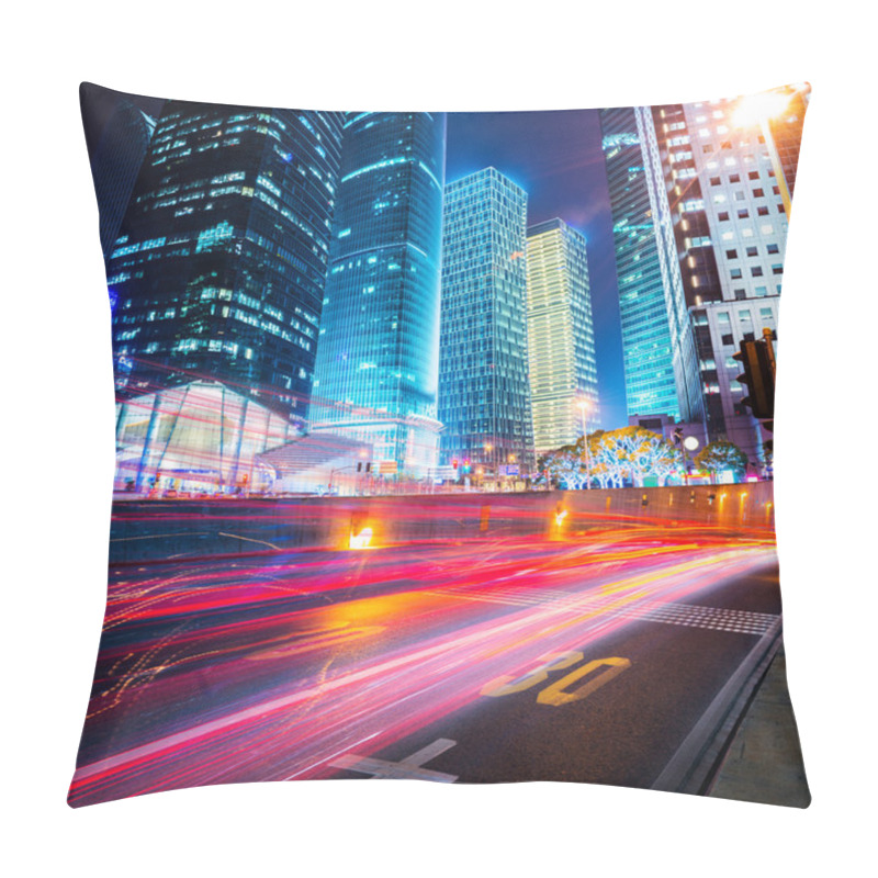 Personality  Night Scene Of Modern City Pillow Covers