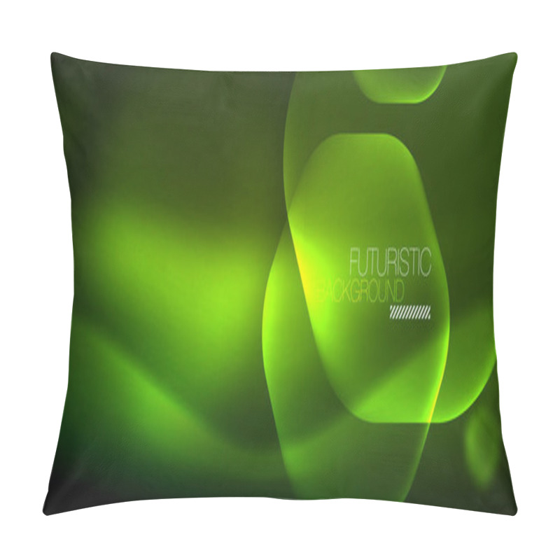 Personality  Neon Hexagon Background Pillow Covers