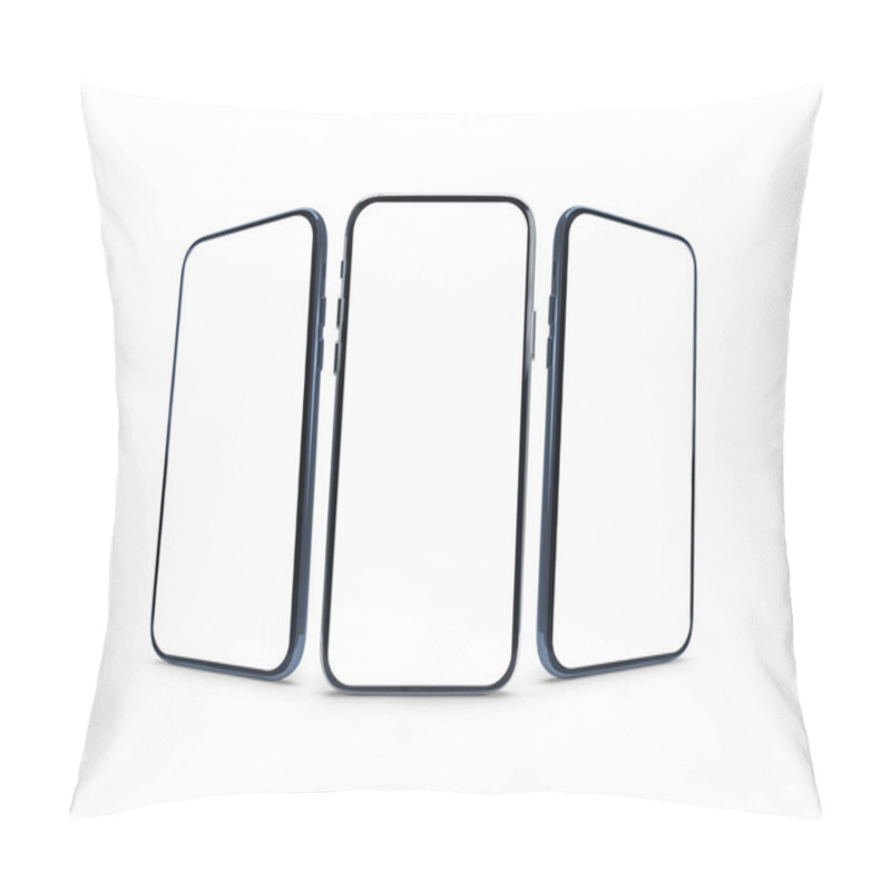 Personality  Smartphone 3D Illustration Mockup Scene On Isolated Background Pillow Covers