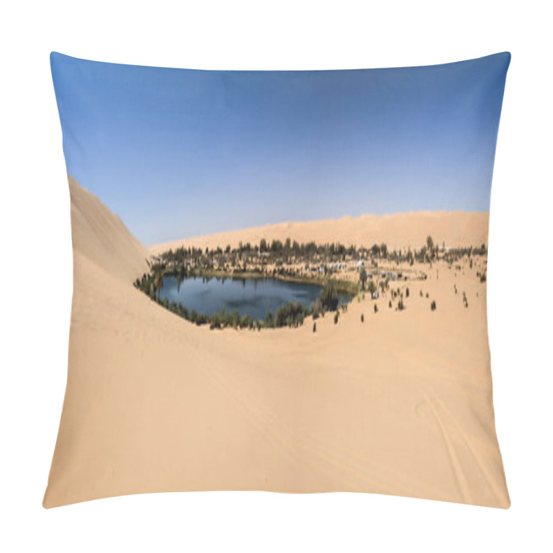 Personality  Ubari Oasi In The Sahara Desert, Fezzan, Libya, Africa Pillow Covers