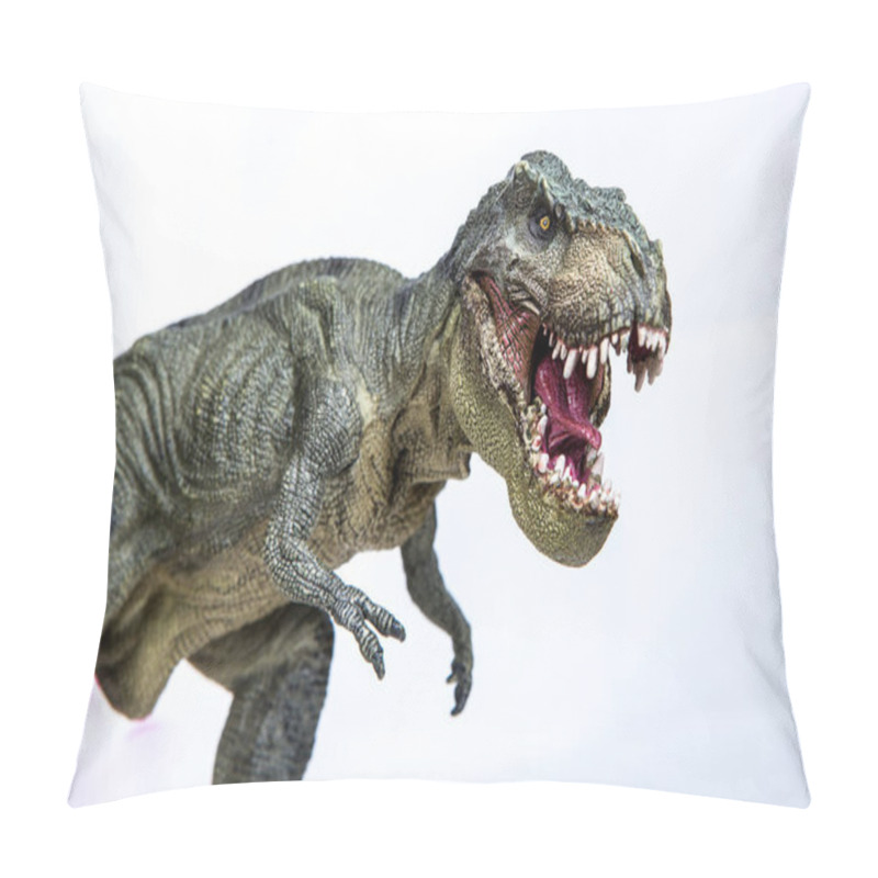 Personality  Threatening Tyrannosaurus Rex With Open Jaws Pillow Covers