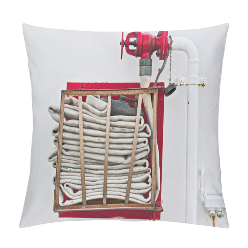 Personality  Fire Hose On Wall Pillow Covers