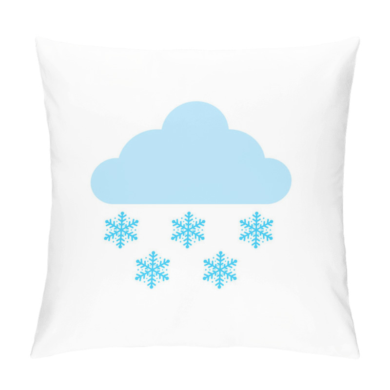 Personality  Weather Forecast Icons Include,rainy Season,rainstorm, Thunder,lightning, Winter,snowing, Cold Weather, Summer,rising Sun,clear Weather,hot Weather,spring, Night,moon,stars. Vector Illustration Pillow Covers