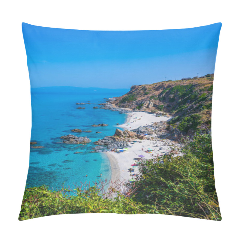 Personality  Marinella Di Zambrone - Paradise White Beach In Calabria At Beautiful Coast - Close To  Tropea - Travel Destination In Italy Pillow Covers