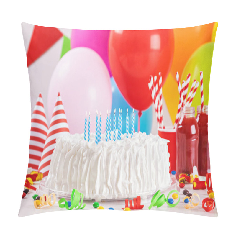 Personality  Birthday Cake And Decoration Pillow Covers