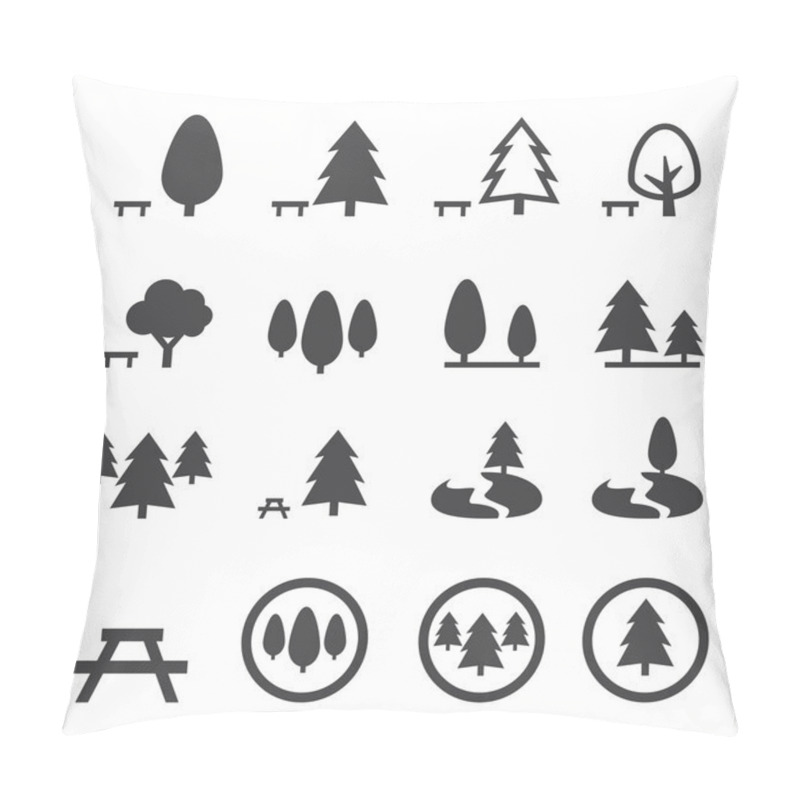 Personality  Park Icon Pillow Covers