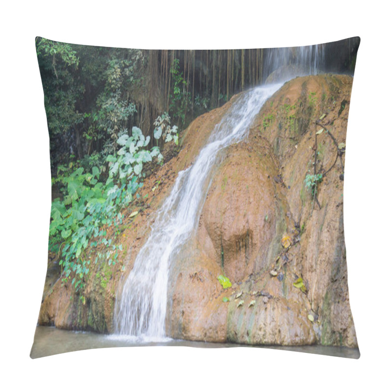 Personality  Nam Tok Phu Sang Forest Park Or Phu Sang Waterfall Phayao Attrac Pillow Covers