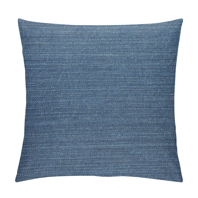 Personality  Texture Of Blue Jeans As Background, Closeup Pillow Covers