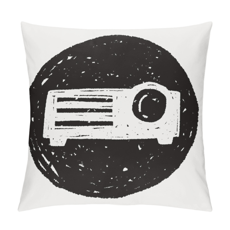 Personality  Projector Doodle Pillow Covers