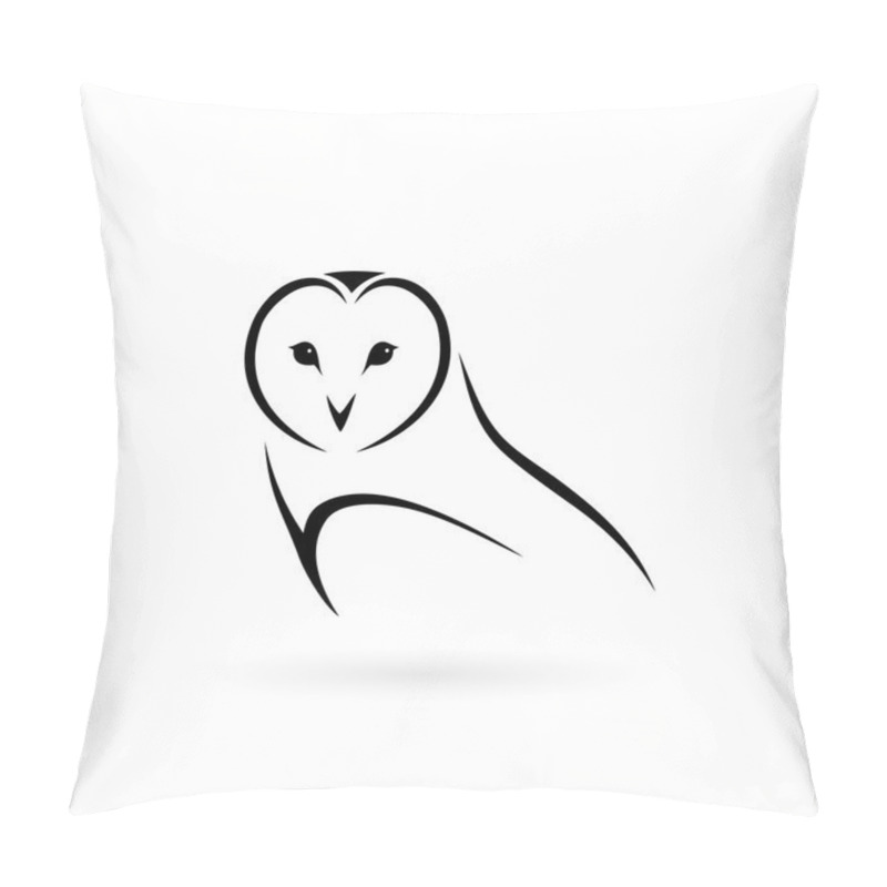 Personality  Painted Barn Owl Pillow Covers