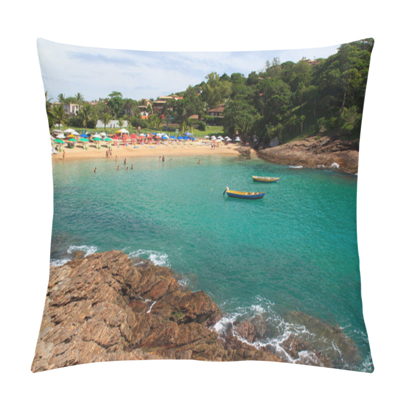 Personality  Transparent Water Of Beach Ferradurinha In Búzios, Brazil Pillow Covers