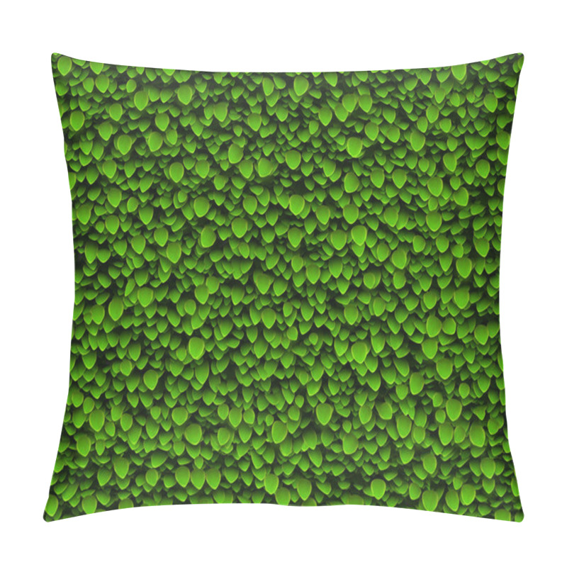 Personality  Background Green Leaves, Pattern Pillow Covers