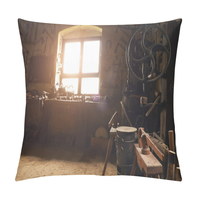 Personality  Old Workshop Indoors Pillow Covers