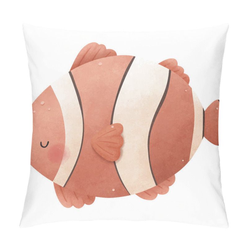 Personality  Adorable Sea Life Hand Drawn Illustration Pillow Covers