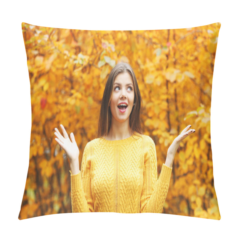 Personality  Autumn Woman Pillow Covers