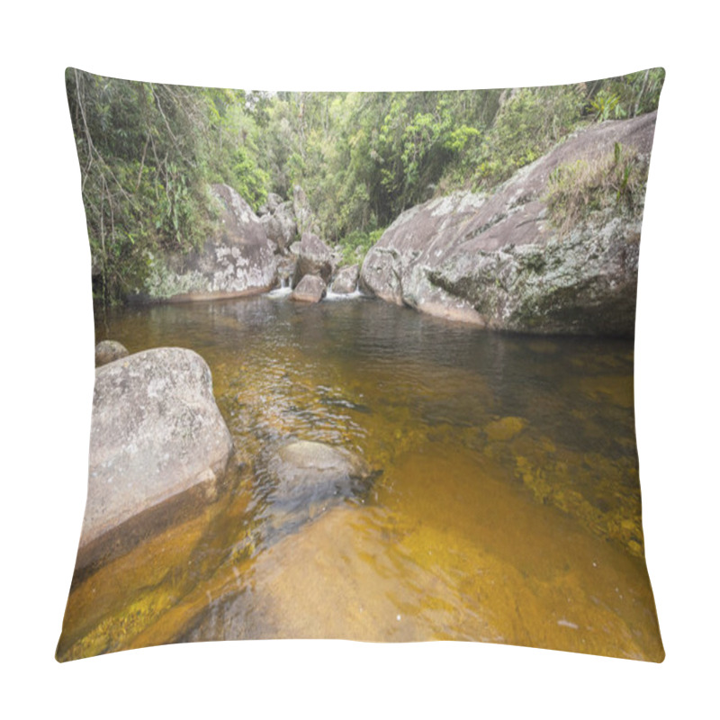 Personality  Beautiful Waterfall In Serra Dos Órgãos, Rio De Janeiro, Brazi Pillow Covers