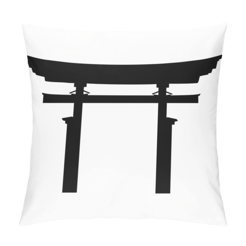 Personality  Torii Gate Silhouette Pillow Covers