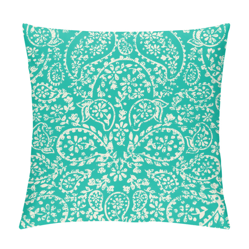 Personality  Vector Seamless Artistic Gentle Paisley Pattern Pillow Covers