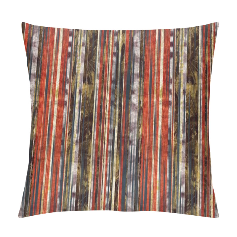 Personality  Seamless Tribal Ethnic Stripe Grungy Border Surface Pattern Design For Print Pillow Covers