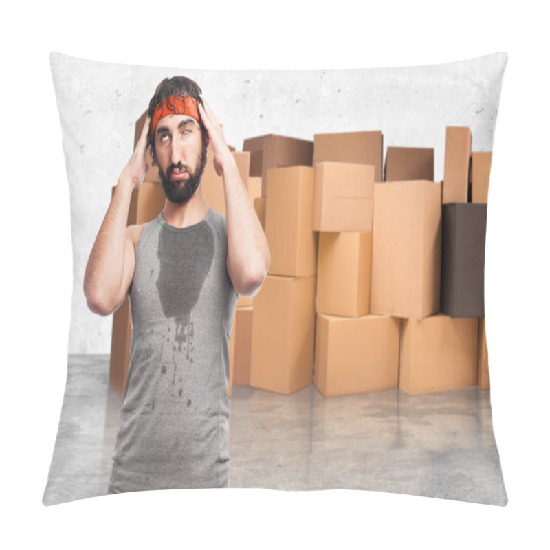 Personality  Tired Sport Man Swearing Pillow Covers