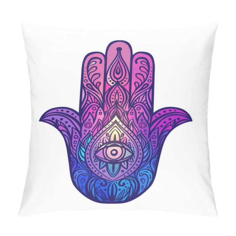 Personality  Ornate  Hamsa Amulet Pillow Covers