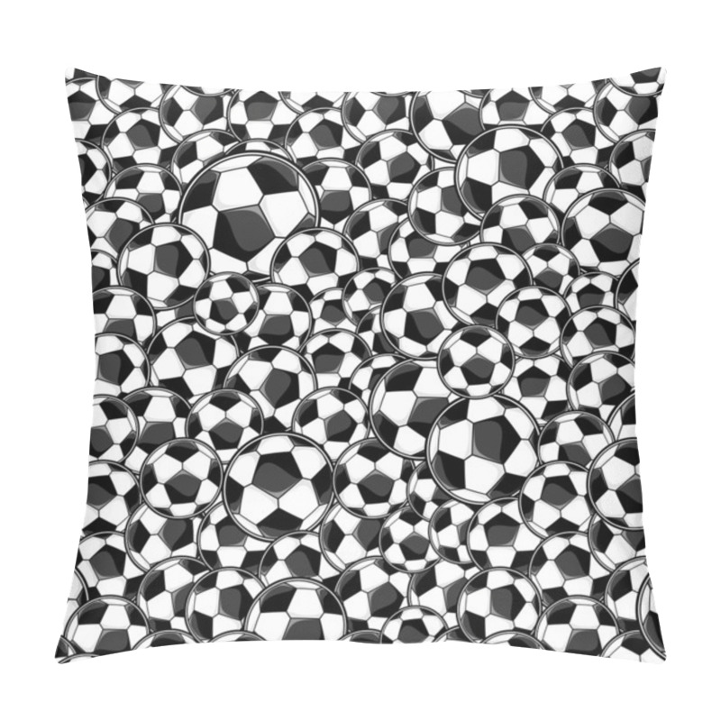 Personality  Soccer Balls Seamless Pattern Pillow Covers