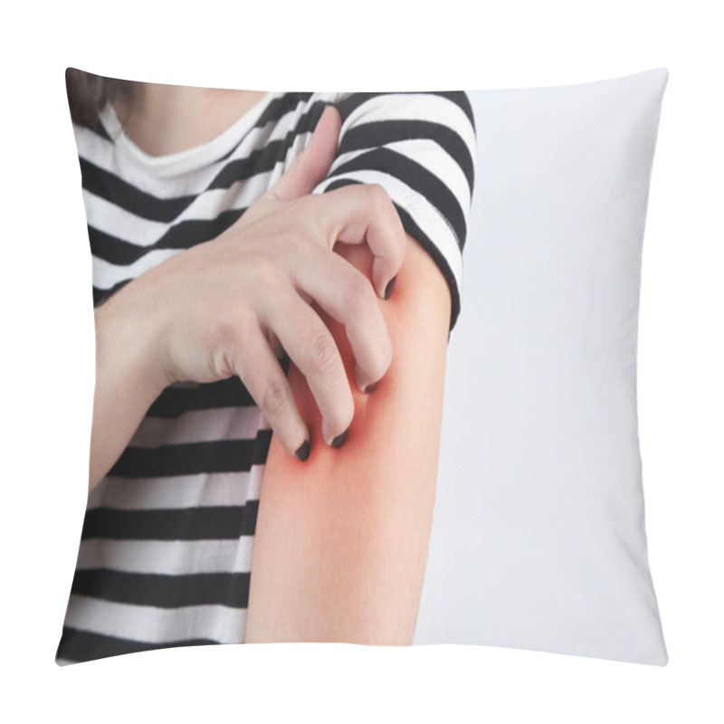 Personality  Woman Scratching Arm Pillow Covers