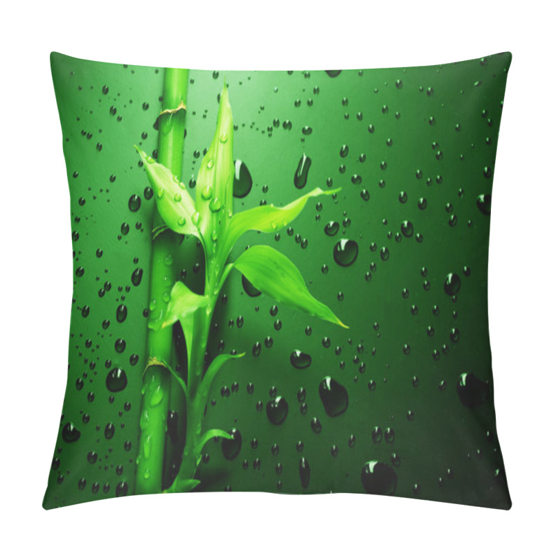 Personality  Green Bamboo Pillow Covers