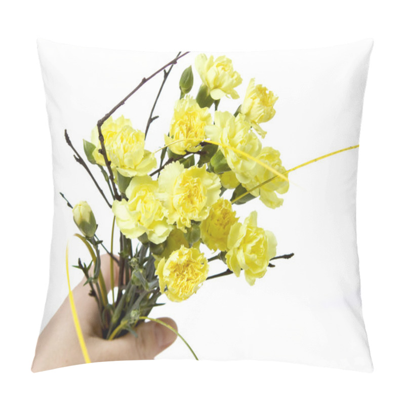 Personality  Carnation Bouquet Pillow Covers