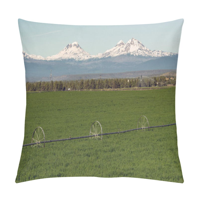 Personality  Three Sisters Stands Majestic Oregon Cascade Mountain Range Pillow Covers