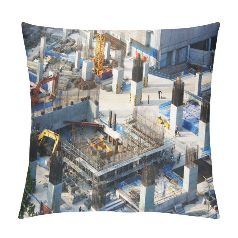 Personality  Construction Work, Asia City Pillow Covers