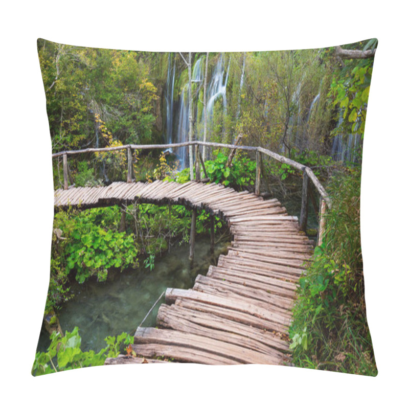 Personality  Waterfalls Of Plitvice National Park Pillow Covers