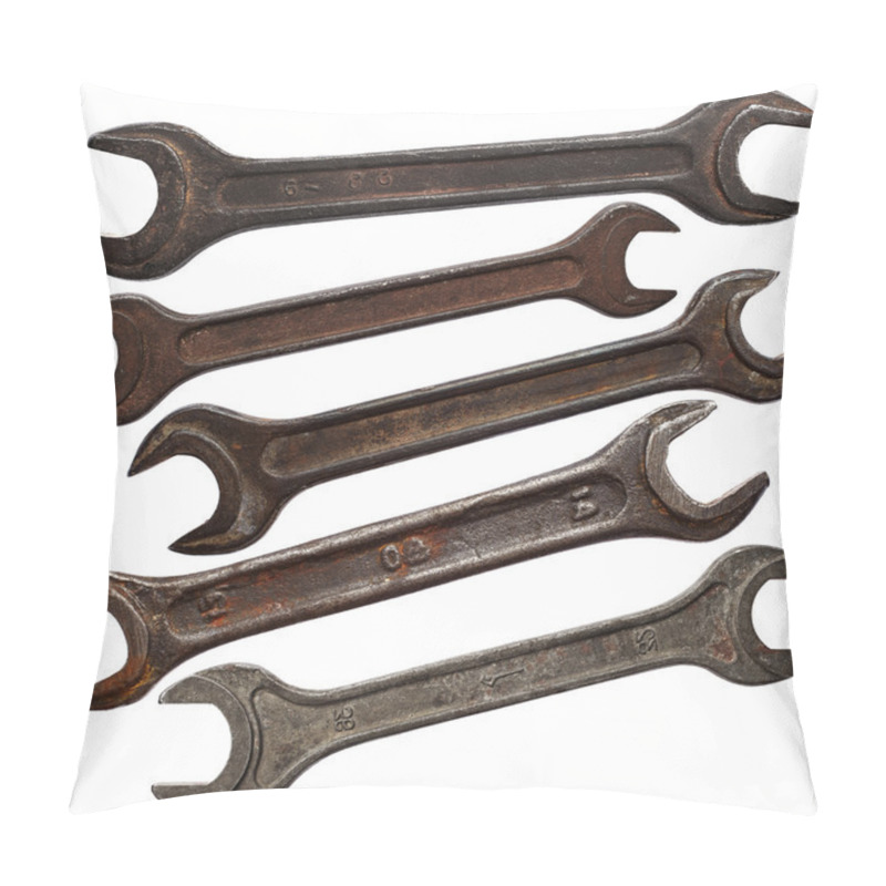 Personality  Old Rusty  Wrenches Pillow Covers