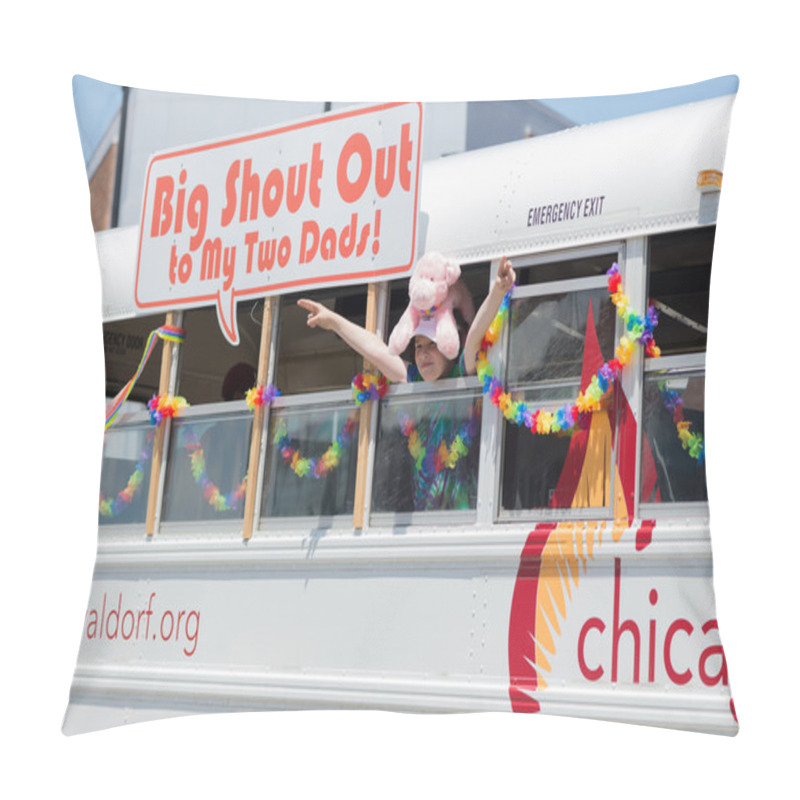 Personality  Gay Parade In Chicago, 2014 Pillow Covers