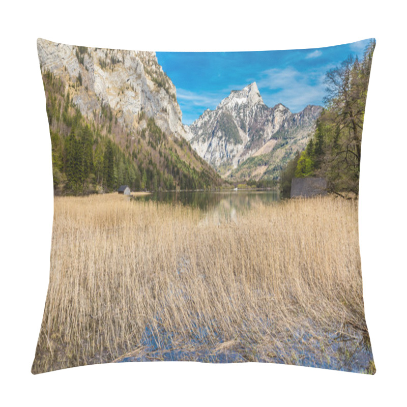 Personality  Lake And Alps In Salzkammergut,Austri Pillow Covers